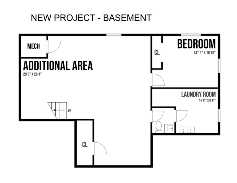 Townline Rd - Basement Floor Plan