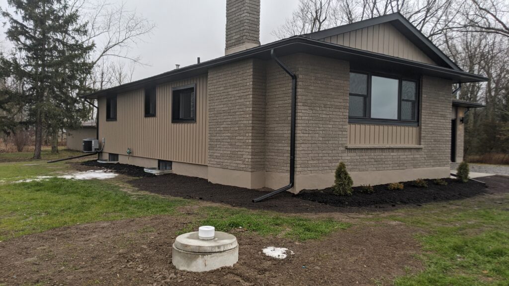 The exterior of a completed SIP renovation in Niagara