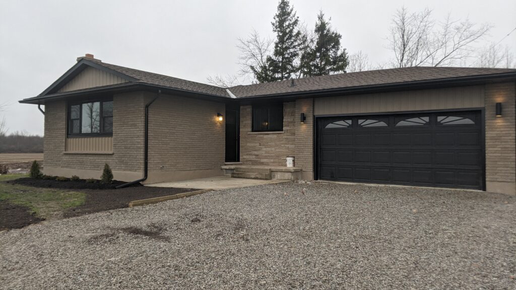 The front of a completed SIP renovation in Niagara
